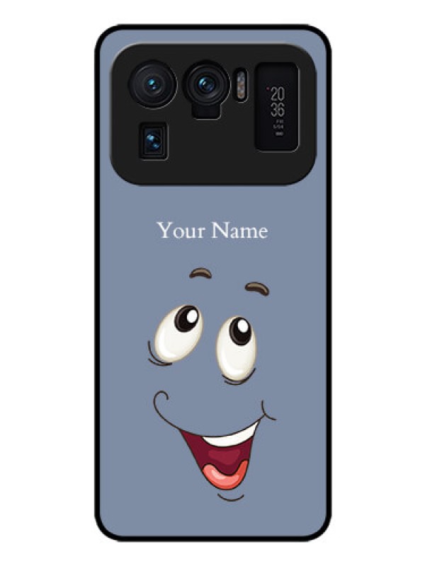 Custom Xiaomi Mi 11 Ultra 5G Photo Printing on Glass Case - Laughing Cartoon Face Design