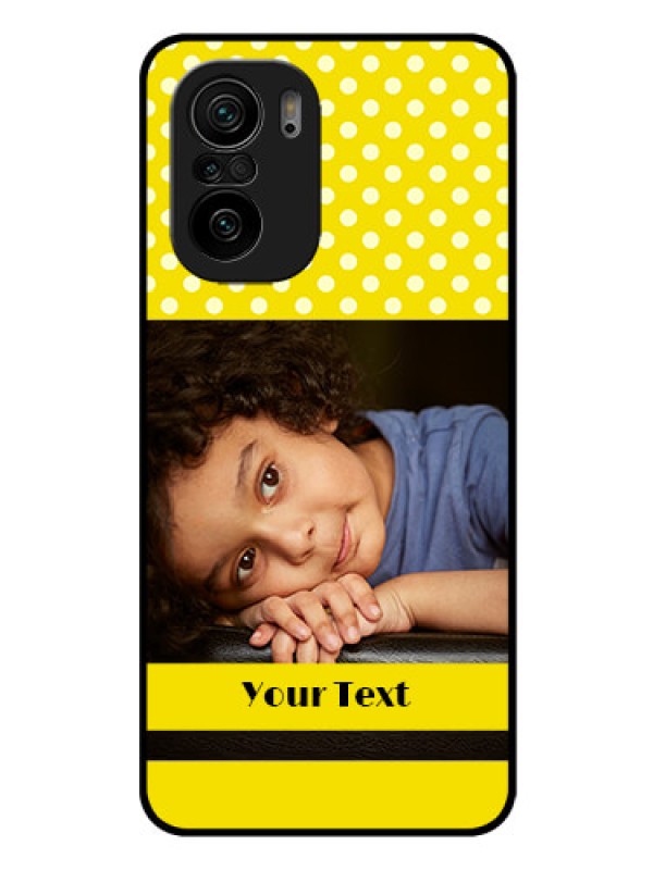Custom Mi 11x 5G Custom Glass Phone Case - Bright Yellow Case Design