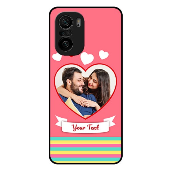 Mi 11x 5G Photo Printing on Glass Case - Love Doodle Design