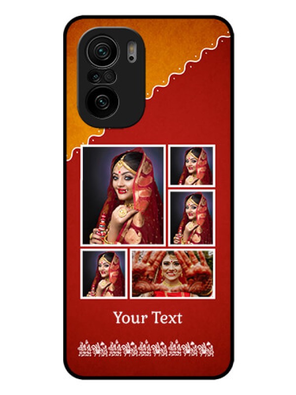 Custom Mi 11x 5G Personalized Glass Phone Case - Wedding Pic Upload Design