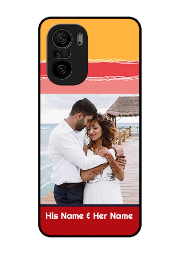 Mi 11x 5G Custom Glass Mobile Case - Colorful Case Design