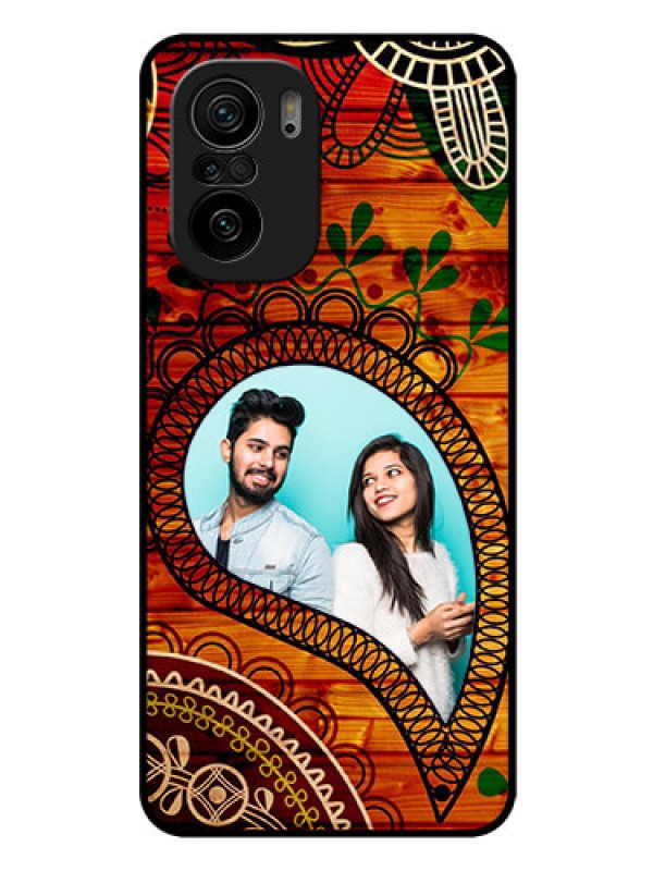 Custom Mi 11x 5G Personalized Glass Phone Case - Abstract Colorful Design