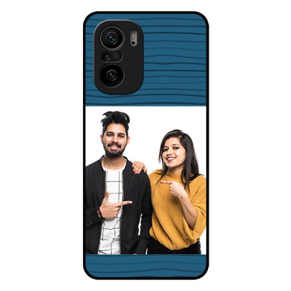 Mi 11x 5G Custom Glass Phone Case - Blue Pattern Cover Design Mi 11x 5G Custom Glass Phone Case - Blue Pattern Cover Design