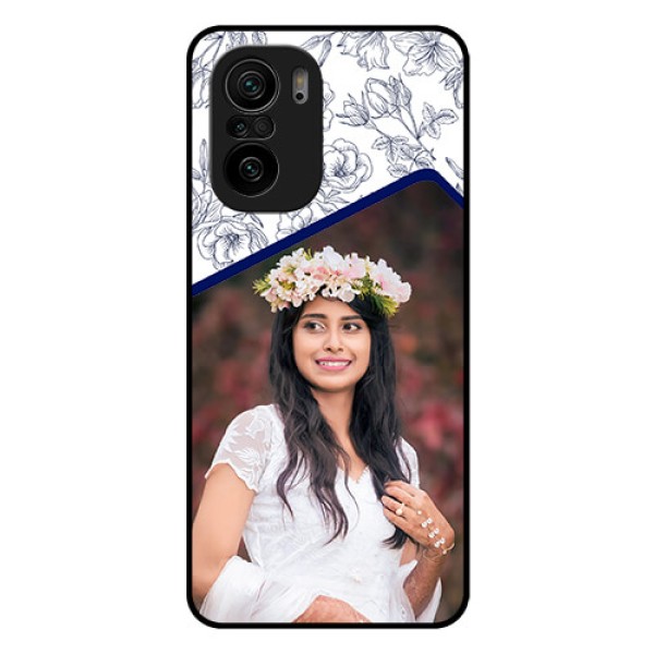 Mi 11x 5G Personalized Glass Phone Case - Premium Floral Design