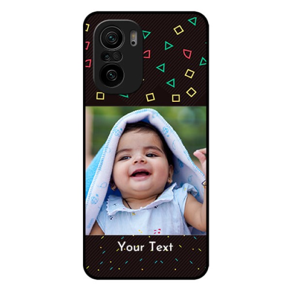 Mi 11x 5G Custom Glass Phone Case - with confetti birthday design Mi 11x 5G Custom Glass Phone Case - with confetti birthday design