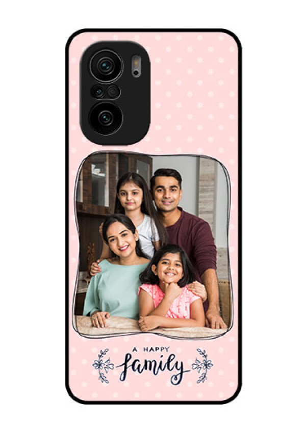 Mi 11x 5G Custom Glass Phone Case - Family with Dots Design