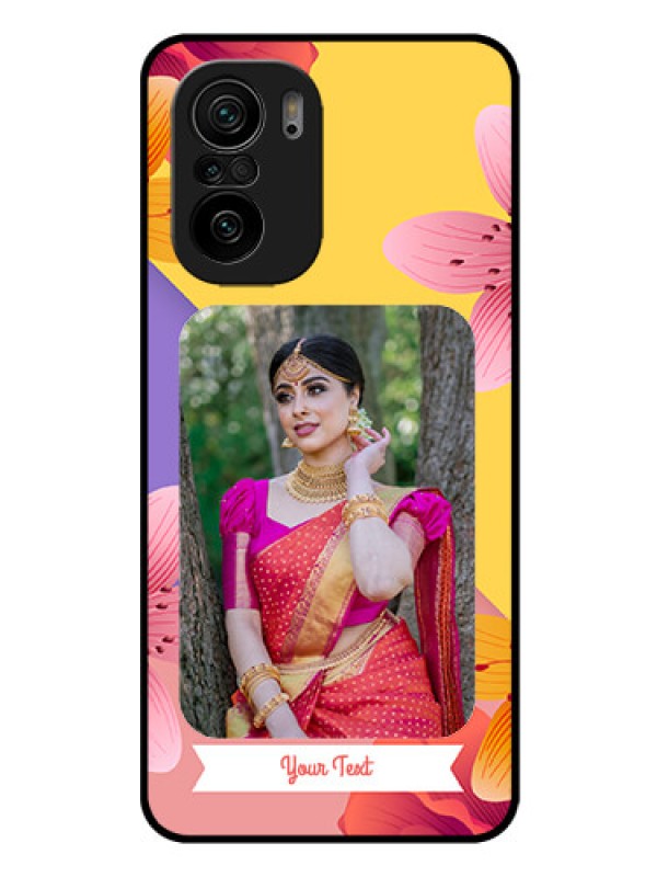 Custom Mi 11x 5G Custom Glass Mobile Case - 3 Image With Vintage Floral Design