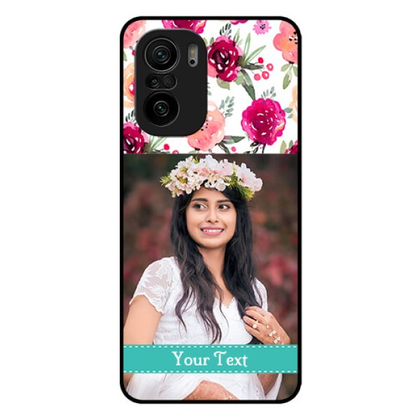 Mi 11x 5G Custom Glass Phone Case - Watercolor Floral Design Mi 11x 5G Custom Glass Phone Case - Watercolor Floral Design