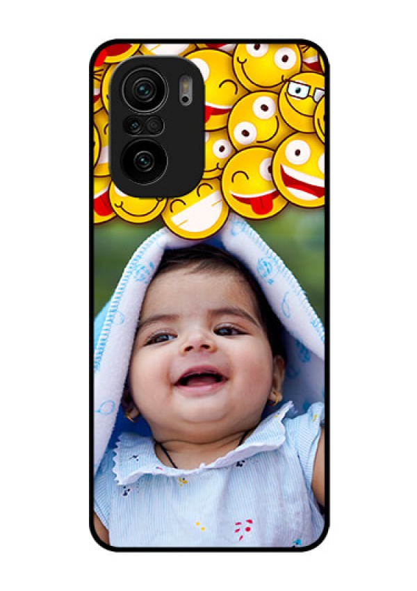 Mi 11x 5G Custom Glass Mobile Case - with Smiley Emoji Design