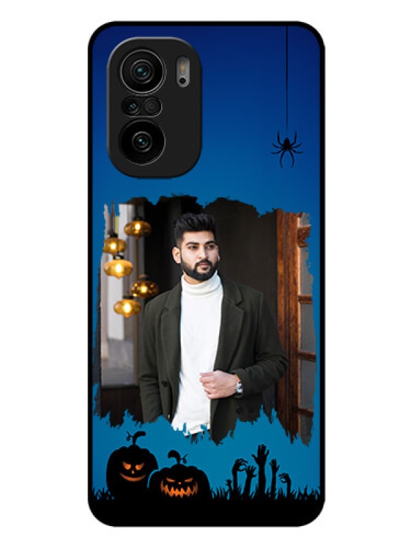 Custom Mi 11x 5G Photo Printing on Glass Case - with pro Halloween design 