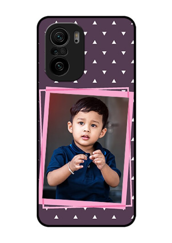 Mi 11x 5G Custom Glass Mobile Case - Triangle Pattern Dotted Design