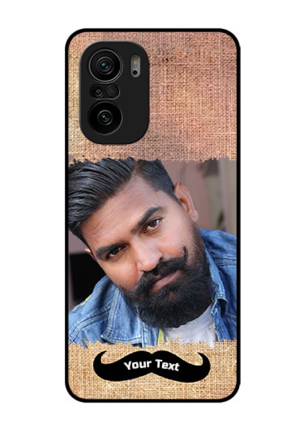 Mi 11x 5G Personalized Glass Phone Case - with Texture Design