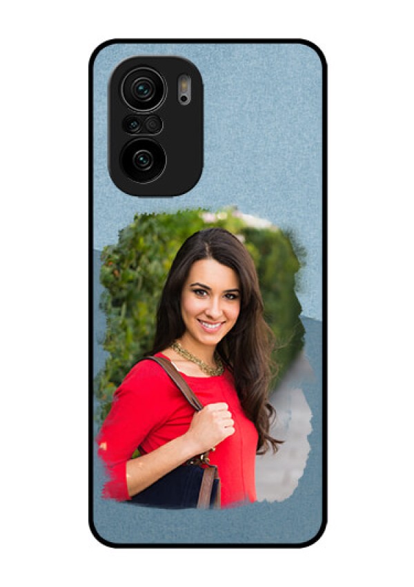 Mi 11x 5G Custom Glass Mobile Case - Grunge Line Art Design