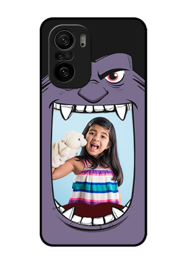Mi 11x 5G Custom Glass Phone Case - Angry Monster Design