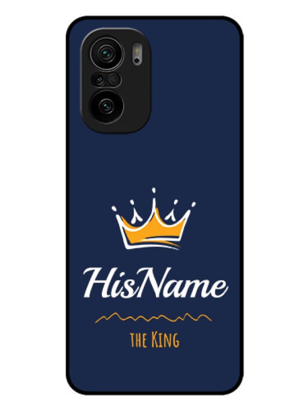 Custom Mi 11x 5G Glass Phone Case King with Name