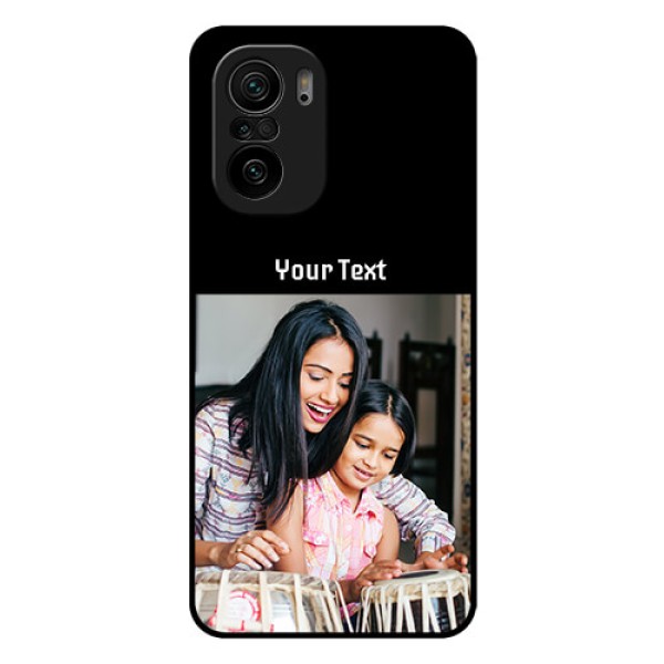 Mi 11x 5G Photo with Name on Glass Phone Case