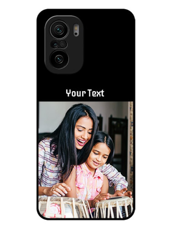 Custom Mi 11x 5G Photo with Name on Glass Phone Case