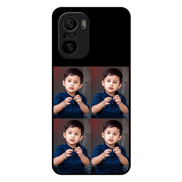 Mi 11x 5G 4 Image Holder on Glass Mobile Cover
