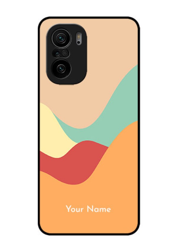Xiaomi Mi 11X 5G Personalized Glass Phone Case - Ocean Waves Multi-colour Design