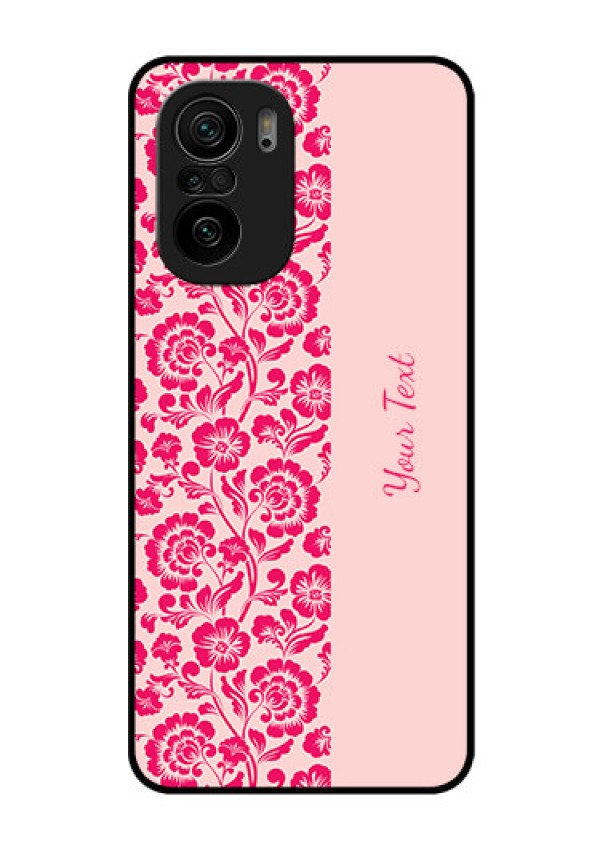 Xiaomi Mi 11X 5G Custom Glass Phone Case - Attractive Floral Pattern Design