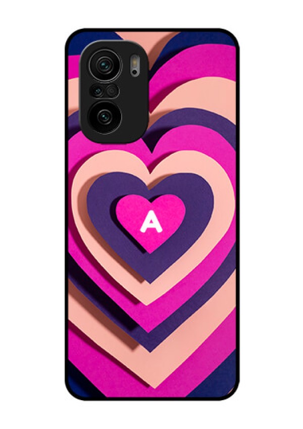 Xiaomi Mi 11X 5G Custom Glass Mobile Case - Cute Heart Pattern Design