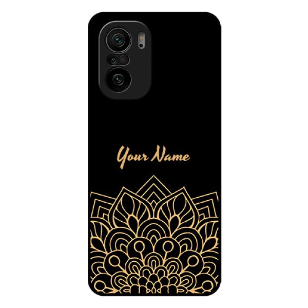 Xiaomi Mi 11X 5G Custom Glass Phone Case - Golden mandala Design