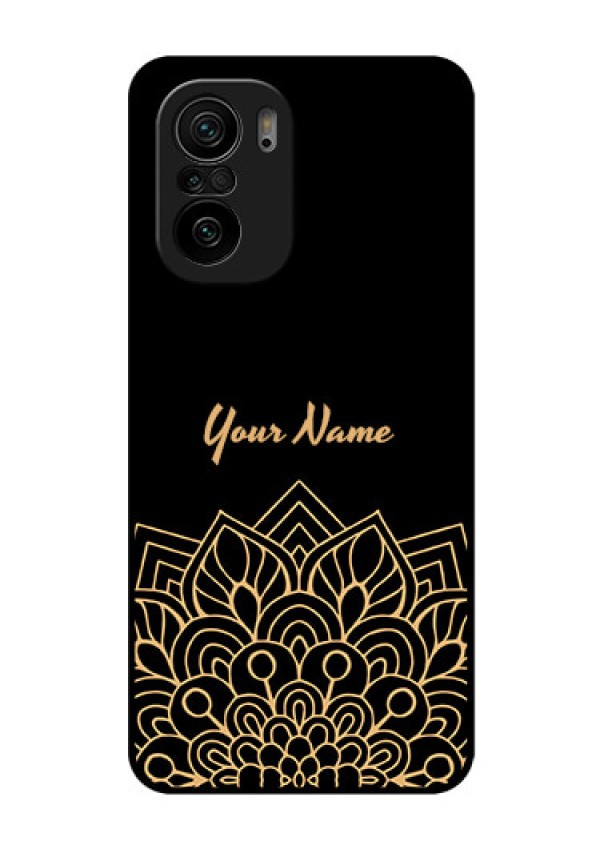 Xiaomi Mi 11X 5G Custom Glass Phone Case - Golden mandala Design