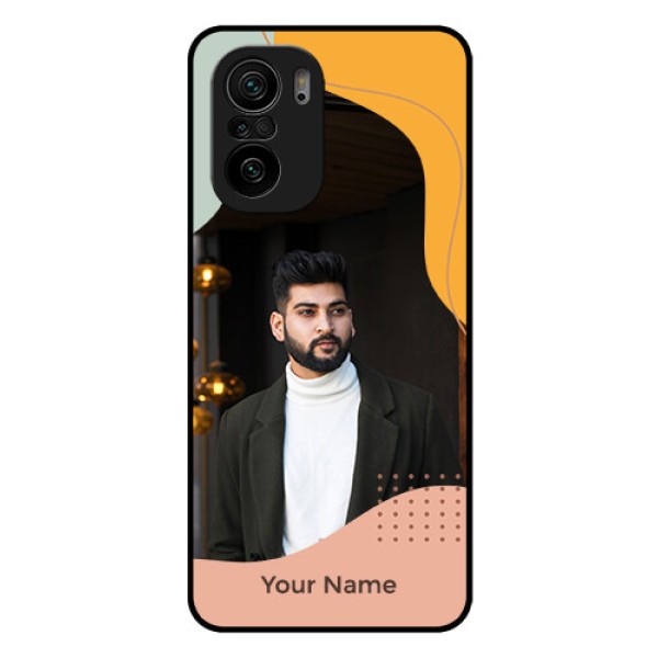 Xiaomi Mi 11X 5G Personalized Glass Phone Case - Tri-coloured overlay design Xiaomi Mi 11X 5G Personalized Glass Phone Case - Tri-coloured overlay design