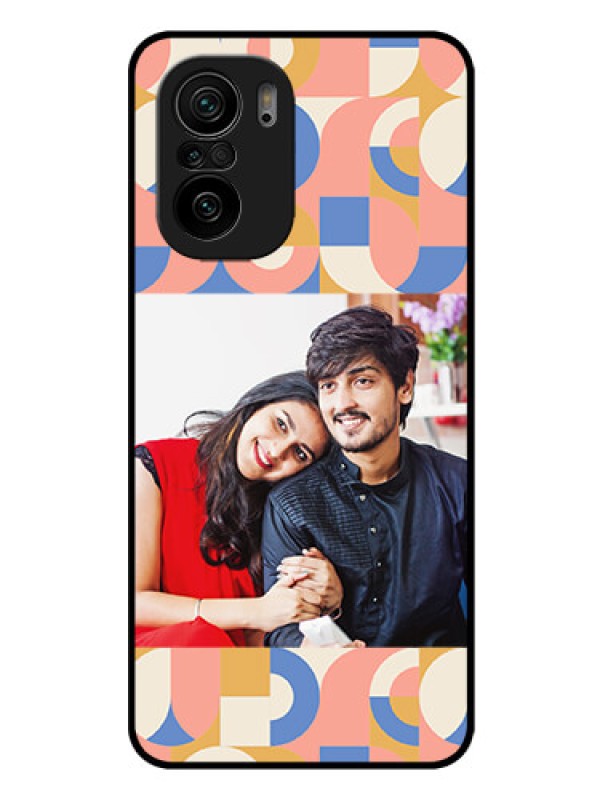 Custom Xiaomi Mi 11X 5G Photo Printing on Glass Case - Semi-circle Maze Pattern Design