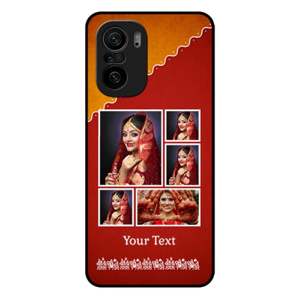 Mi 11x Pro 5G Personalized Glass Phone Case - Wedding Pic Upload Design