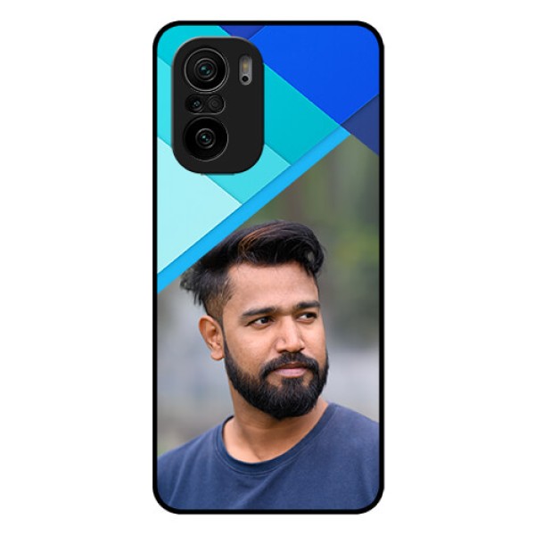 Mi 11x Pro 5G Custom Glass Phone Case - Blue Pattern Design