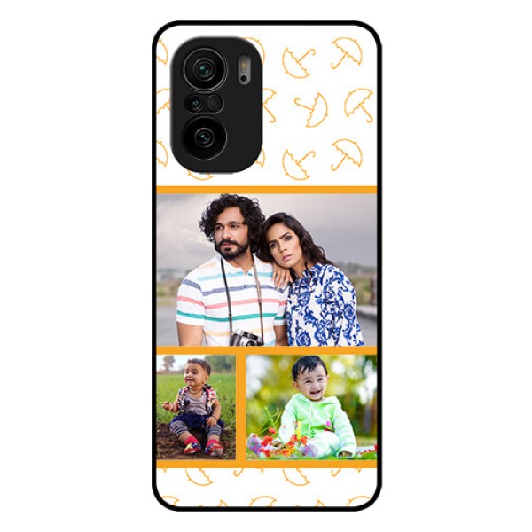 Mi 11x Pro 5G Custom Glass Mobile Case - Yellow Pattern Design