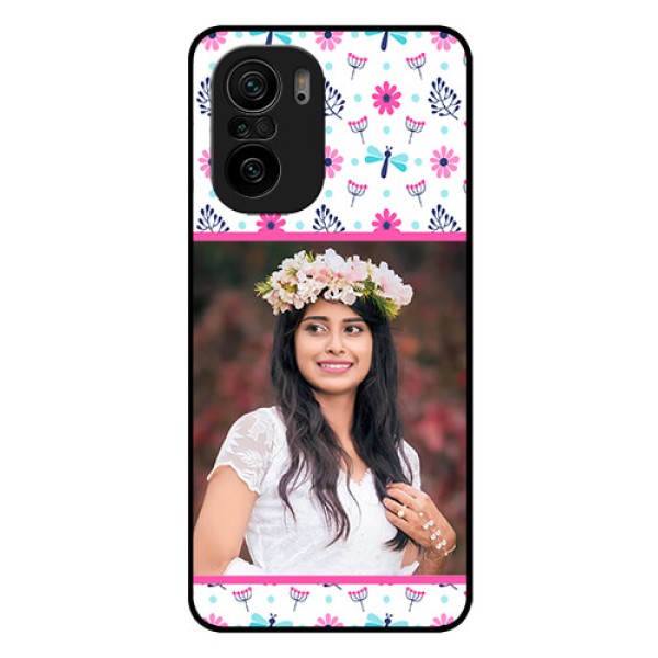 Mi 11x Pro 5G Photo Printing on Glass Case - Colorful Flower Design