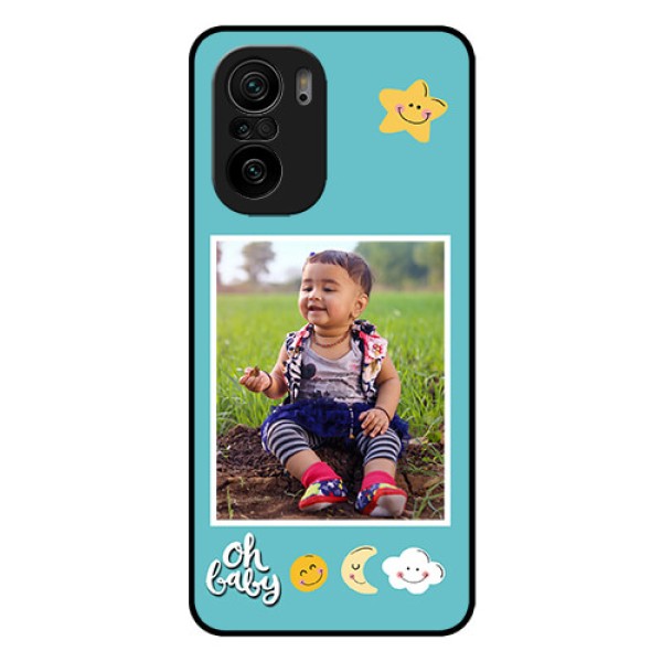Mi 11x Pro 5G Personalized Glass Phone Case - Smiley Kids Stars Design Mi 11x Pro 5G Personalized Glass Phone Case - Smiley Kids Stars Design