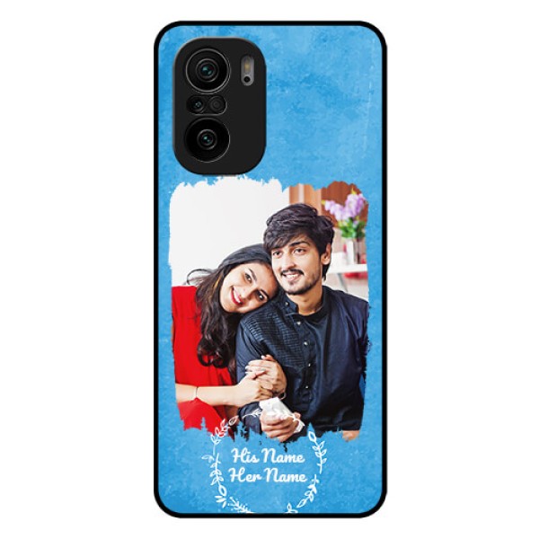 Xiaomi Mi 11X Pro 5G Custom Glass Phone Case - Blue Color Vintage Design Xiaomi Mi 11X Pro 5G Custom Glass Phone Case - Blue Color Vintage Design