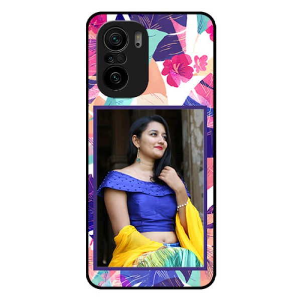 Mi 11x Pro 5G Custom Glass Mobile Case - Abstract Floral Design