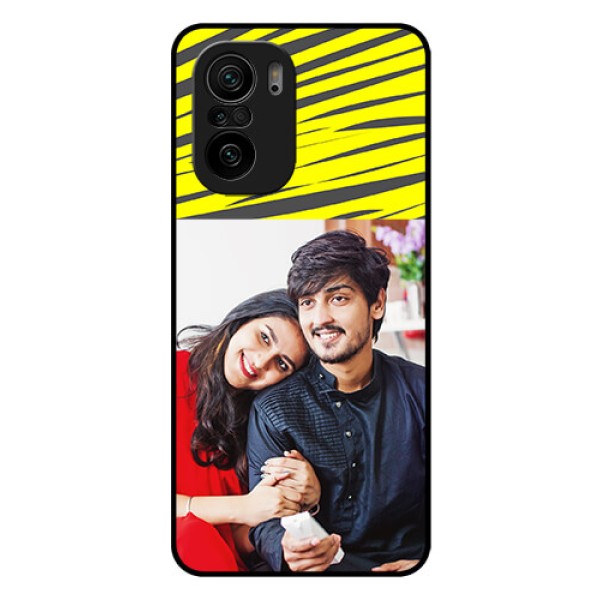 Mi 11x Pro 5G Photo Printing on Glass Case - Yellow Abstract Design Mi 11x Pro 5G Photo Printing on Glass Case - Yellow Abstract Design