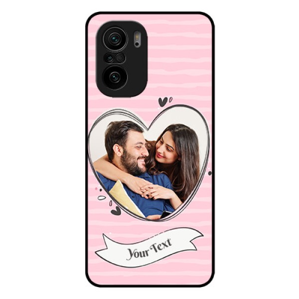 Mi 11x Pro 5G Custom Glass Phone Case - Vintage Heart Design