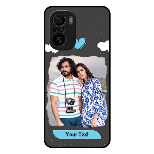 Mi 11x Pro 5G Custom Glass Phone Case - Splashes with love doodles Design Mi 11x Pro 5G Custom Glass Phone Case - Splashes with love doodles Design
