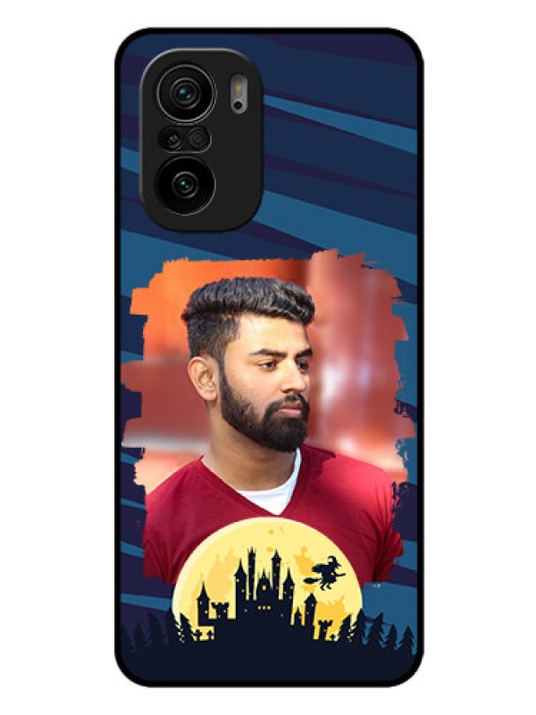 Custom Mi 11x Pro 5G Photo Printing on Glass Case - Halloween Witch Design 