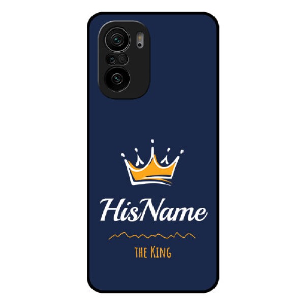 Mi 11x Pro 5G Glass Phone Case King with Name Mi 11x Pro 5G Glass Phone Case King with Name