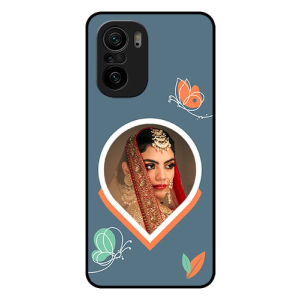 Xiaomi Mi 11X Pro 5G Custom Glass Mobile Case - Droplet Butterflies Design Xiaomi Mi 11X Pro 5G Custom Glass Mobile Case - Droplet Butterflies Design