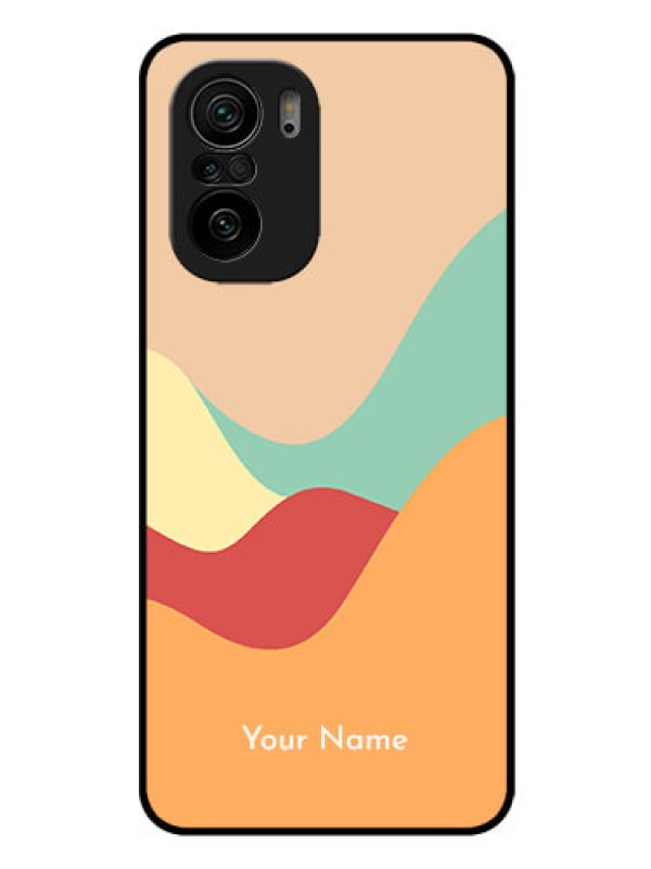 Custom Xiaomi Mi 11X Pro 5G Personalized Glass Phone Case - Ocean Waves Multi-colour Design