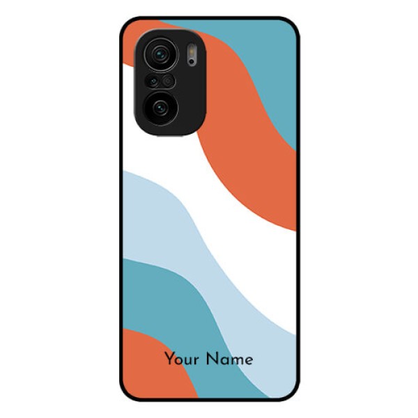 Xiaomi Mi 11X Pro 5G Custom Glass Mobile Case - coloured Waves Design Xiaomi Mi 11X Pro 5G Custom Glass Mobile Case - coloured Waves Design