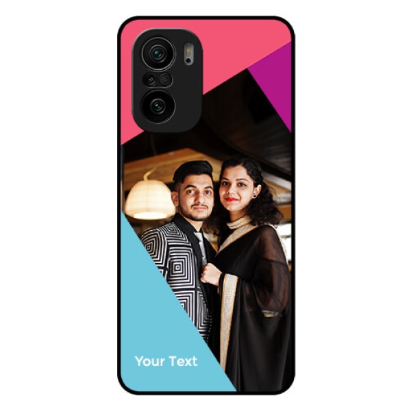 Xiaomi Mi 11X Pro 5G Custom Glass Mobile Case - Stacked Triple colour Design