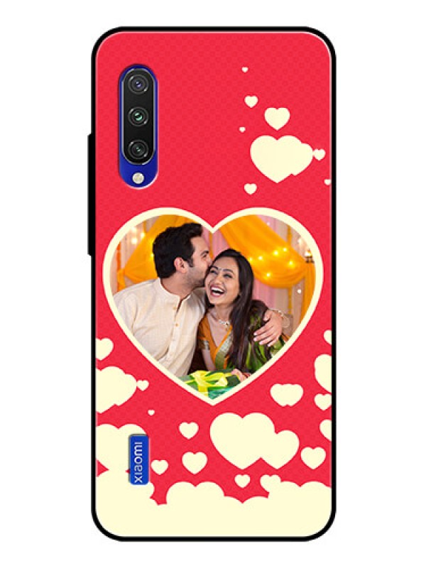 Custom Xiaomi Mi A3 Custom Glass Mobile Case  - Love Symbols Phone Cover Design
