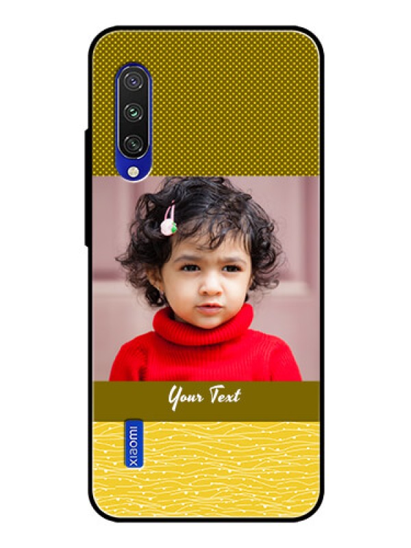 Custom Xiaomi Mi A3 Custom Glass Phone Case  - Simple Green Color Design