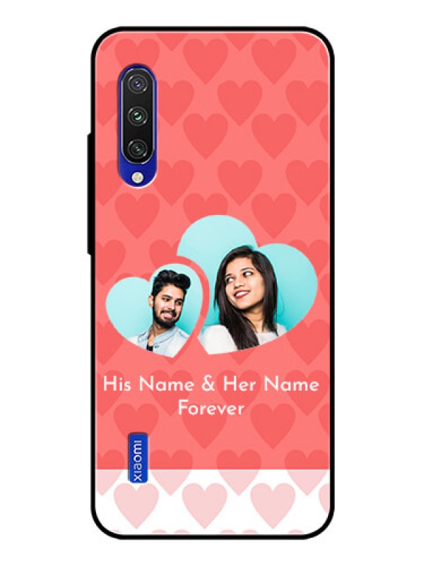 Custom Xiaomi Mi A3 Personalized Glass Phone Case  - Couple Pic Upload Design