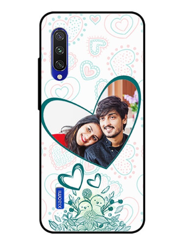 Custom Xiaomi Mi A3 Photo Printing on Glass Case  - Premium Couple Design