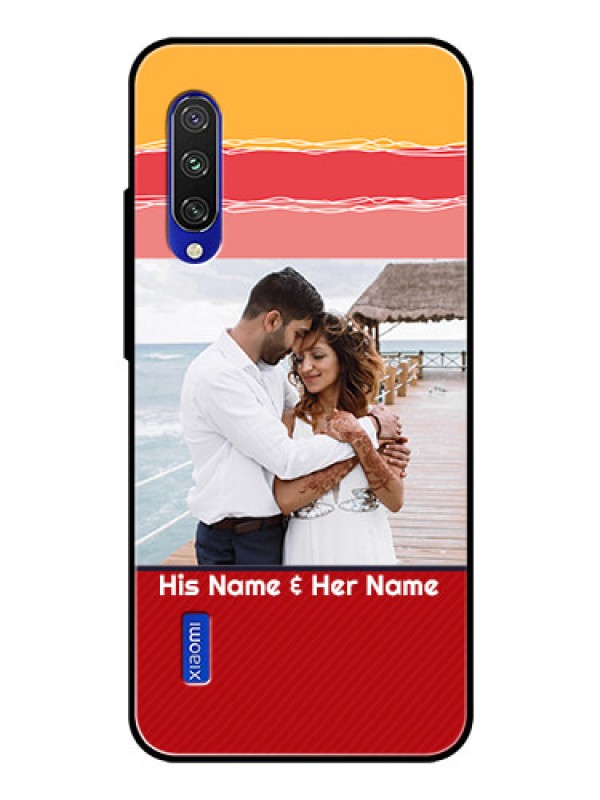 Custom Xiaomi Mi A3 Custom Glass Mobile Case  - Colorful Case Design